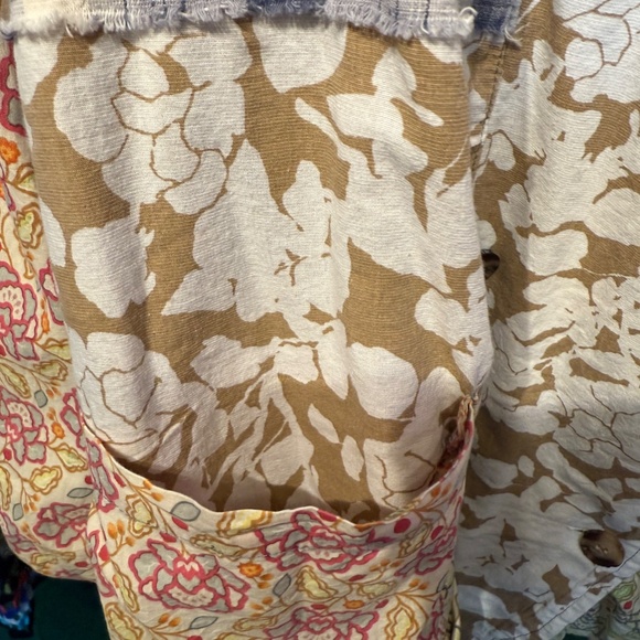 148 NWT BlueVelvet Boho Patchwork Detail Jacket - Picture 11 of 16